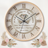 Horloge Cadeau d'anniversaire pour une femme âgée qui a to