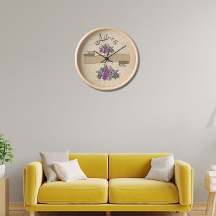 Horloge Cadeau Floral Vintage Pour Elle