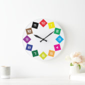 horloge cadran couleur nuance diamant panneaux d'h (Maison)