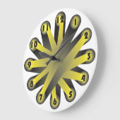 horloge cadran noir (Angle)