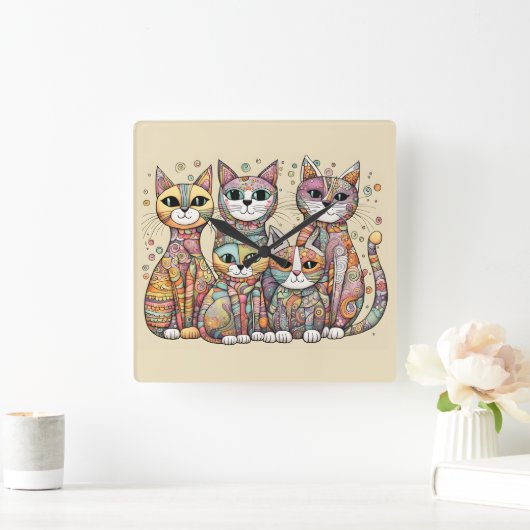 horloge calmant chats (Maison)