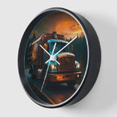 Horloge Camion-feu Steampunk (Angle)