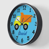 Horloge Camion Jouet Jaune (Angle)
