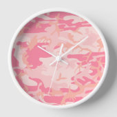 Horloge Camouflage Rose, Militaire, Armée (Recto)
