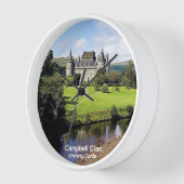 Horloge Campbell Clan's Inveraray Castle, Écosse, (Angle)