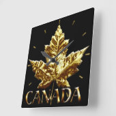 Horloge Canada Médaille d'or Horloge souvenir Cana (Angle)
