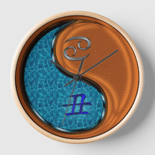 Horloge Cancer & Bœuf de Bois