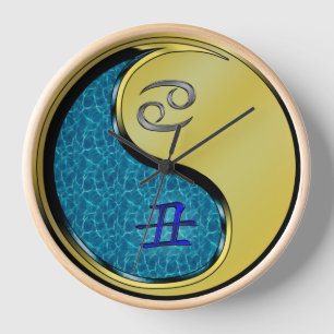Horloge Cancer & Bœuf de Métal