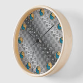Horloge Cancer & Lapin de Feu (Angle)