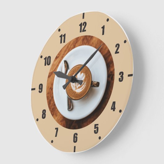 Horloge Cappuccino (Angle)