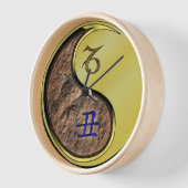 Horloge Capricorne & Bœuf de métal (Angle)