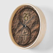 Horloge Capricorne & Cheval de Terre (Angle)