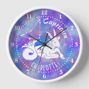 Horloge Capricorne Chèvre Constellation Étoiles Nom Anni