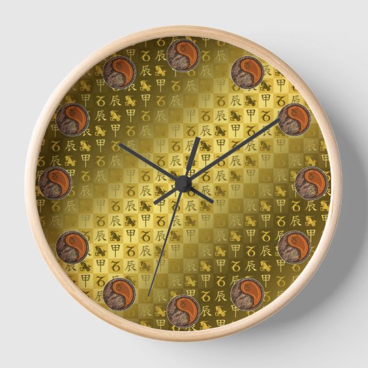 Horloge Capricorne & Dragon de Bois (Recto)