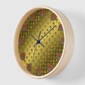 Horloge Capricorne & Dragon de Bois (Angle)