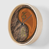 Horloge Capricorne & Dragon de Bois (Angle)