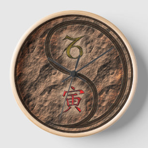 Horloge Capricorne & Tigre de Terre