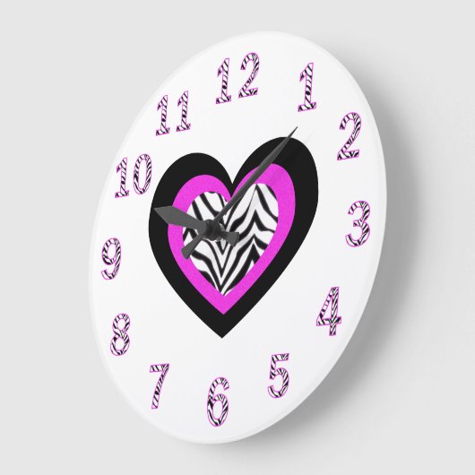 Horloge cardiaque Zebra (Angle)