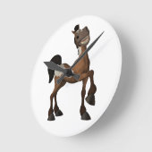 Horloge caricaturale amusante (Angle)