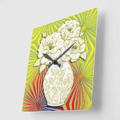 Horloge Carré Art déco des années 1920 (Angle)