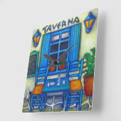 Horloge Carré grecque de Taverna, Lisa Lorenz (Angle)