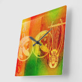 Horloge Carré Odyssey (Angle)