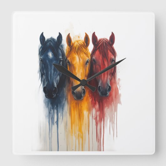 HORLOGE CARRÉE . (Recto)