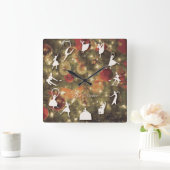 HORLOGE CARRÉE くるみ割り人形 壁時計 (Maison)