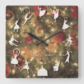 HORLOGE CARRÉE くるみ割り人形　壁時計 (Recto)