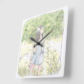 HORLOGE CARRÉE さ な む な じ の 緑 (Angle)