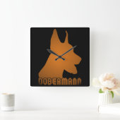 Horloge Carrée 0513032011 Dobermann (Maison)