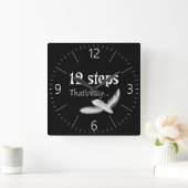 Horloge Carrée 12 étapes (Maison)