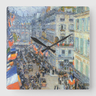Horloge Carrée 14 juillet, rue Daunou par Childe Hassam