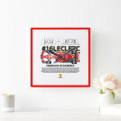 Horloge Carrée 16 leclerc (Maison)