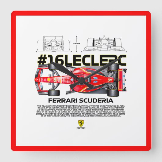 Horloge Carrée 16 leclerc (Recto)