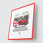 Horloge Carrée 16 leclerc (Angle)