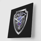 Horloge Carrée 173e brigade aéroportée (Angle)