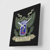 Horloge Carrée 173e brigade aéroportée (Angle)