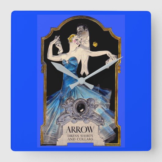 Horloge Carrée 1920 s Leyrecouver Arrow n° 1 (Recto)