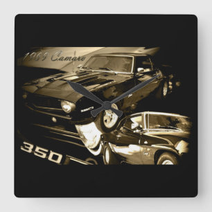 Horloge Carrée 1969 Camaro Clock