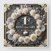 Horloge Carrée 1er anniversaire de l'étape spéciale (Recto)