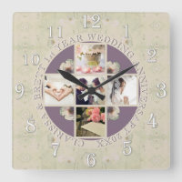 1ère année Mariage Anniversaire 5 photos Médaille