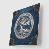 Horloge Carrée [200] Cétic Tree of Life (Angle)