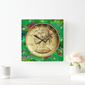 Horloge Carrée  2017 American Liberty Gold Coin  (Maison)