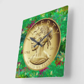 Horloge Carrée  2017 American Liberty Gold Coin  (Angle)