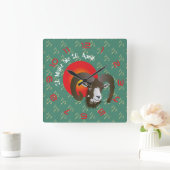 Horloge Carrée 21 mars au 20 avril (Maison)