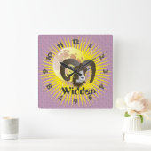 Horloge Carrée 21 mars au 20 avril (Maison)