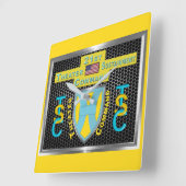 Horloge Carrée 21e Commandement du développement durable du théât (Angle)