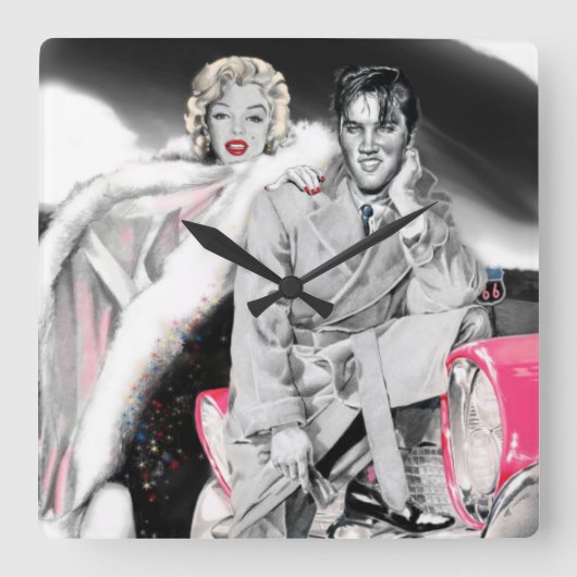 Horloge Carrée 2 Pour la route (Recto)