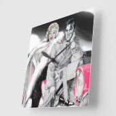 Horloge Carrée 2 Pour la route (Angle)